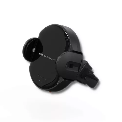 Qoltec PRO induktív autós telefontöltő IR érzékelővel, 15 W, QC 3.0, USB-C