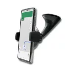 Qoltec Qi vezeték nélküli autós telefontöltő és telefontartó – 5 V / 5 W / 1 A, Micro USB