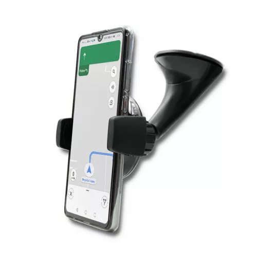Qoltec Qi vezeték nélküli autós telefontöltő és telefontartó – 5 V / 5 W / 1 A, Micro USB