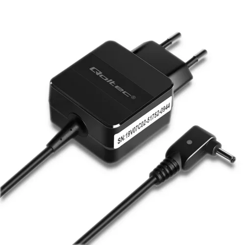 Qoltec hálózati adapter Acer laptophoz és tablethez – 18 W, 12 V / 1,5 A, 3,0 × 1,0 mm