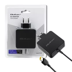   Qoltec hálózati adapter Lenovo laptophoz, 65 W, 20 V / 3,25 A, Slim tip + pin