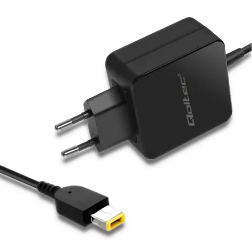 Qoltec hálózati adapter Lenovo laptophoz, 65 W, 20 V / 3,25 A, Slim tip + pin