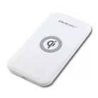 Qoltec Qi vezeték nélküli töltő, Qualcomm Quick Charge 3.0, 10 W, fehér