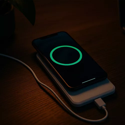 Qoltec Qi vezeték nélküli töltő, Qualcomm Quick Charge 3.0, 10 W, fehér
