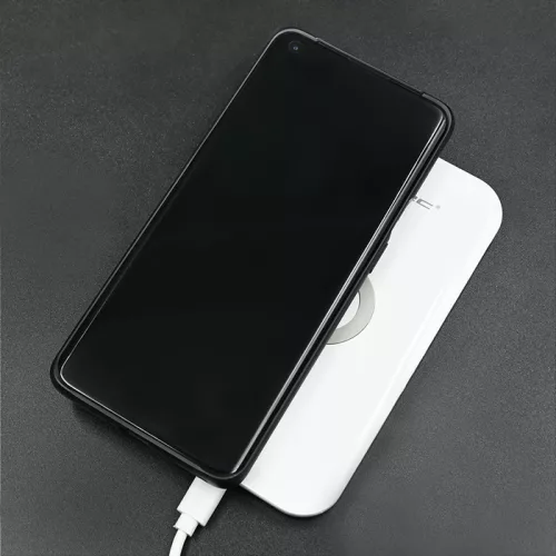 Qoltec Qi vezeték nélküli töltő, Qualcomm Quick Charge 3.0, 10 W, fehér