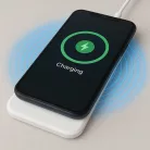 Qoltec Qi vezeték nélküli töltő, Qualcomm Quick Charge 3.0, 10 W, fehér
