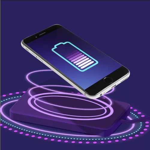 Qoltec Qi vezeték nélküli töltő, Qualcomm Quick Charge 3.0, 10 W, fehér