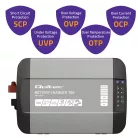 Qoltec Smart Monolith intelligens akkumulátortöltő LiFePO4, AGM, GEL és SLA akkumulátorokhoz – 70 A / 12 V, gyorstöltéssel