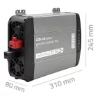 Qoltec Smart Monolith intelligens akkumulátortöltő LiFePO4, AGM, GEL és SLA akkumulátorokhoz – 70 A / 12 V, gyorstöltéssel