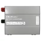 Qoltec Smart Monolith intelligens akkumulátortöltő 12 V-os LiFePO4, AGM, GEL és SLA akkumulátorokhoz – 80 A