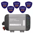 Qoltec Monolith intelligens akkumulátortöltő LiFePO4, AGM, GEL és SLA akkumulátorokhoz – 24 V / 20 A
