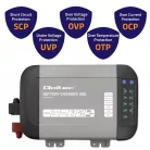 Qoltec Smart Monolith intelligens akkumulátortöltő LiFePO4, AGM, GEL és SLA akkumulátorokhoz – 12 V / 30 A