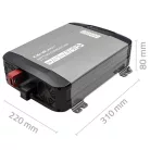 Qoltec Smart Monolith intelligens akkumulátortöltő LiFePO4-, AGM-, GEL- és SLA-akkumulátorokhoz – 12 V / 50 A