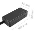 Qoltec hálózati adapter Acer laptophoz, 40 W, 19 V / 2,1 A, 5,5 × 1,7 mm-es csatlakozóval és tápkábellel
