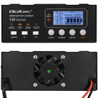 Qoltec intelligens mikroprocesszoros akkumulátortöltő 12/12,6/24 V, javítási funkcióval, AGM, GEL és LiFePO4 akkumulátorokhoz, LCD-kijelzővel