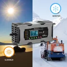 Qoltec intelligens mikroprocesszoros akkumulátortöltő 12 V / 10 A, javítási funkcióval és LCD-kijelzővel