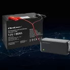 Qoltec intelligens mikroprocesszoros akkumulátortöltő 12 V / 5 A AGM, GEL és SLA akkumulátorokhoz – 6 lépcsős töltés