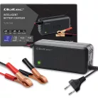 Qoltec intelligens mikroprocesszoros akkumulátortöltő 12 V / 5 A AGM, GEL és SLA akkumulátorokhoz – 6 lépcsős töltés