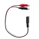 Qoltec automata 24 V-os AGM/GEL/STD akkumulátortöltő, 19,2 W, 0,8 A, 5,5 × 2,1 mm-es csatlakozóval, 1,8 m-es kábellel