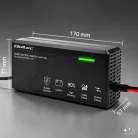 Qoltec Specialist LiFePO4-akkumulátortöltő 12,8 V / 10 A, PF 0,9, LED, intelligens töltés
