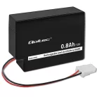 Qoltec AGM akkumulátor 12 V / 0,8 Ah, karbantartásmentes, LongLife
