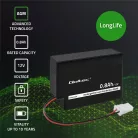 Qoltec AGM akkumulátor 12 V / 0,8 Ah, karbantartásmentes, LongLife