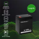Qoltec karbantartásmentes AGM akkumulátor – 12 V, 4,5 Ah