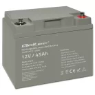 Qoltec LongLife AGM akkumulátor 12 V / 45 Ah – VRLA, T14 (M6)
