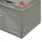 Qoltec LongLife AGM akkumulátor 12 V / 45 Ah – VRLA, T14 (M6)