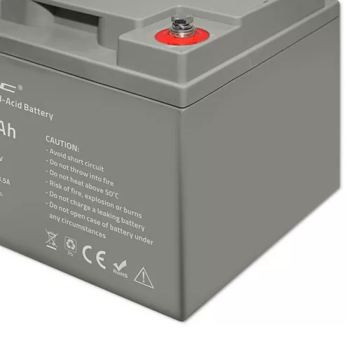Qoltec LongLife AGM akkumulátor 12 V / 45 Ah – VRLA, T14 (M6)