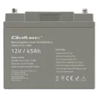 Qoltec LongLife AGM akkumulátor 12 V / 45 Ah – VRLA, T14 (M6)