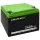 Qoltec 12 V 24 Ah karbantartásmentes AGM akkumulátor UPS-hez