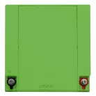 Qoltec 12 V 24 Ah karbantartásmentes AGM akkumulátor UPS-hez