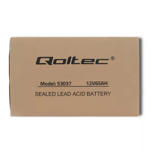 Qoltec AGM akkumulátor 12 V, 65 Ah, max. 780 A