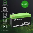 Qoltec karbantartásmentes AGM akkumulátor, 12 V / 1,3 Ah – UPS-hez, mérleghez és pénztárgéphez