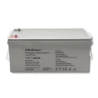 Qoltec AGM akkumulátor 12 V, 200 Ah, 54,1 kg – karbantartásmentes, LongLife