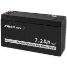 Qoltec AGM akkumulátor 6 V / 7,2 Ah, VRLA
