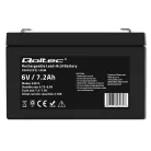 Qoltec AGM akkumulátor 6 V / 7,2 Ah, VRLA