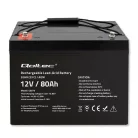 Qoltec karbantartásmentes AGM akkumulátor 12 V / 80 Ah, 23,5 kg