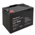 Qoltec karbantartásmentes AGM akkumulátor 12 V / 80 Ah, 23,5 kg