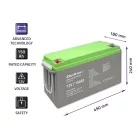 Qoltec Deep Cycle Gel VRLA akkumulátor 12 V, 150 Ah, 44,5 kg