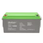 Qoltec Deep Cycle Gel VRLA akkumulátor 12 V, 150 Ah, 44,5 kg