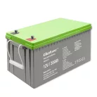 Qoltec Deep Cycle gélakkumulátor 12 V, 200 Ah, 62,5 kg