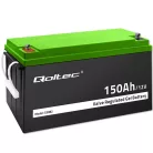 Qoltec VRLA zselés akkumulátor 12 V / 150 Ah – karbantartásmentes
