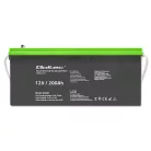Qoltec VRLA gélakkumulátor 12 V 200 Ah, 59,5 kg
