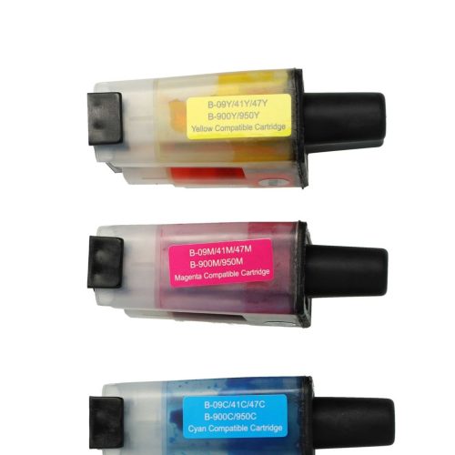 VHBW 5x Ink Cartridge Brother LC-900C, LC-900BK, LC-900M, LC-900Y - DCP-110 B/C/M/Y
