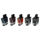 VHBW 5x Ink Cartridge Brother LC-900C, LC-900BK, LC-900M, LC-900Y - DCP-110 B/C/M/Y