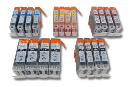 Canon BCI-6Y, BCI-6C, BCI-6M, BCI-3eBK, BCI-6BK 20x Tintapatronok IP3000