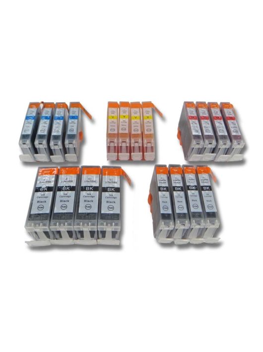 Canon BCI-6Y, BCI-6C, BCI-6M, BCI-3eBK, BCI-6BK 20x Tintapatronok IP3000