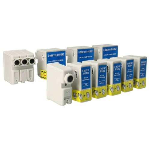 VHBW 10x Epson Stylus Color 400 Ink Cartridge - B/C/M/Y